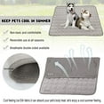 thumbnail image 2 of Summer Pet Cooling Mat Ice Silk Moisture-proof Dog Mat Cooler Cool Mattress Cushion Puppy Cat Kitten Sleeping Mat Keep Cool Bed, 2 of 7