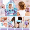 thumbnail image 4 of Set de Tocador de Madera para Niñas Toyssa con Espejo y 12 Accesorios, 4 of 9