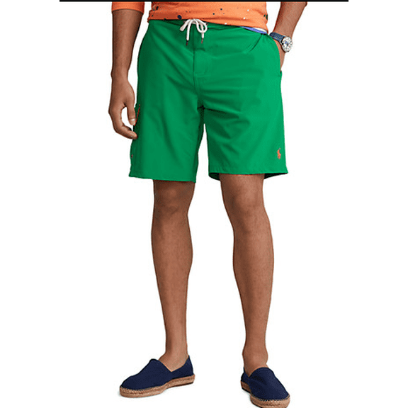 Polo Ralph Lauren Men's Green Kailua Swim Trunks, 3LT