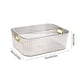 thumbnail image 3 of Cesta de almacenamiento de acrílico transparente | Organizador de plástico transparente de 23 x 16 x 9 cm para refrigerios, cosméticos y artículos de tocador | Caja multiusos ligera y duradera para, 3 of 6
