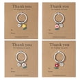 thumbnail image 1 of Teacher Appreciation Keychain Flower Pendant Charm Keyring,Yellow/Red/White/Pink, 1 of 7