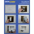 thumbnail image 3 of DATA COMM Electronics 45-0061-WH Recessed AV/HDMI Cable with Expandable Media Box and Duplex Surge Receptacle, White, 3 of 5