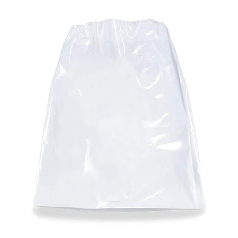 Clear Drawstring Bags, Poly Double Drawstring Bags