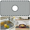 thumbnail image 3 of JUNWELL Silicone Sink Protector Heat-Resistant Sink Liner Mat Reusable Silicone Sink Mat for Kitchen 28.3x15inch, 3 of 10