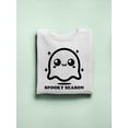 thumbnail image 3 of Cute Spooky Season Ghost Halloween Graphic - Women's Sweatshirt, 3 of 4