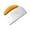 Yellow, variant on HomeLife Dough Cutter Stainless Steel Bench Scraper Double-scale Design Non-Slip Handle Dough Cutter Tool for Home