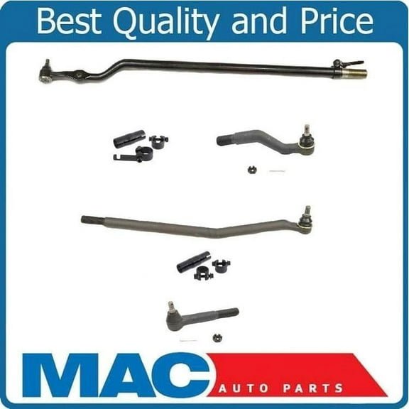 Fits Ford 1999-2002 F450 F550 Super Duty Drag Link & Tie Rods Sleeves 6pc