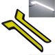 thumbnail image 4 of 1Pair L-Shape COB Car LED Daytime Running Lights Fog Lamp White DC12V, 4 of 5