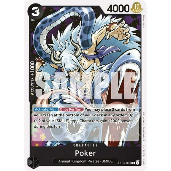 One Piece Legacy of the Master Common Poker OP12-091