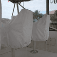 thumbnail image 2 of 5X Boat Seat Cover, Outdoor Waterproof Pontoon Captain Boat Bench Chair Seat Cover, Chair Protective Covers, 2 of 6