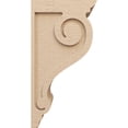thumbnail image 3 of 12"W x 12"D x 24"H Wide Scroll Rough Cedar Woodgrain TimberThane Corbel, Primed Tan, 3 of 6