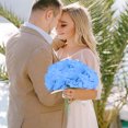thumbnail image 5 of Puntoco Cabeza De Hortensia Simulada Azul Claro Decoración De Flores De Seda tocado Floral De Boda Arco Al Por Mayor Pared De Flores Accesorios De Tiro Hechos A Mano Diy,Decoración Hogareña, 5 of 5