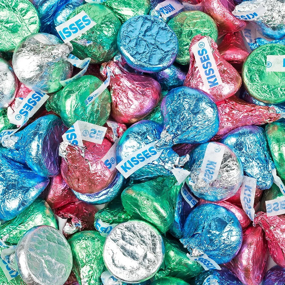 340 Pcs Easter Pals Candy Kisses Chocolate Party Favors (3.4lb Approx. 340 Pcs)