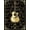 Black Gold, Pattern 1, variant on ODIKA 8'x10' Washable Area Rug Non-Shedding, Easy Care, Guitar Notes Retro Vintage Songbook Motif Note Acoustic Music Flowing Dynamic for King Size Bedroom Under Bed, Master Suite