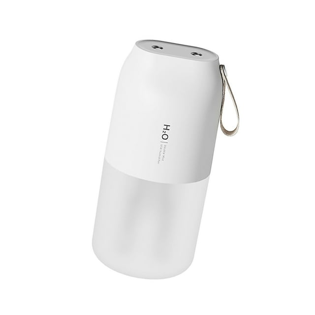 Yuarrent Humidificador inalámbrico de plástico, 2000mAh, funciona con pilas, cc 5V, 1A, difusor de interfaz tipo C, generador de niebla para coche y Humidificadores Blanco Yuarrent HA002978-01B