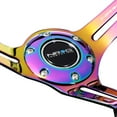 thumbnail image 4 of NRG RST-018BK-MC Roue de Sting Renforcée - Bois de Couleur Noire avec Rayons Neo Chrome, 4 of 4