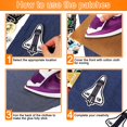thumbnail image 4 of Parches termoadhesivos bordados NICEVINYL, 72 unidades, para ropa, 4 of 7