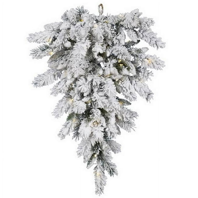 Vickerman A128208LED 36 in. Larme de Crête de Neige A Mené 50 WmWht