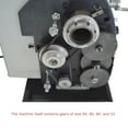 thumbnail image 5 of TECHTONGDA WM210V Metric Precision Metal Bench Lathe 8"*24" 1100W Woodworking Metalworking Tool Metric Thread Version, 5 of 23