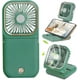 thumbnail image 1 of Mini Fan, Battery Operated Small Fan, USB Portable Rechargeable Fan, Mini Handheld Fan Desktop Fan, (Green, 1 pack), 1 of 3