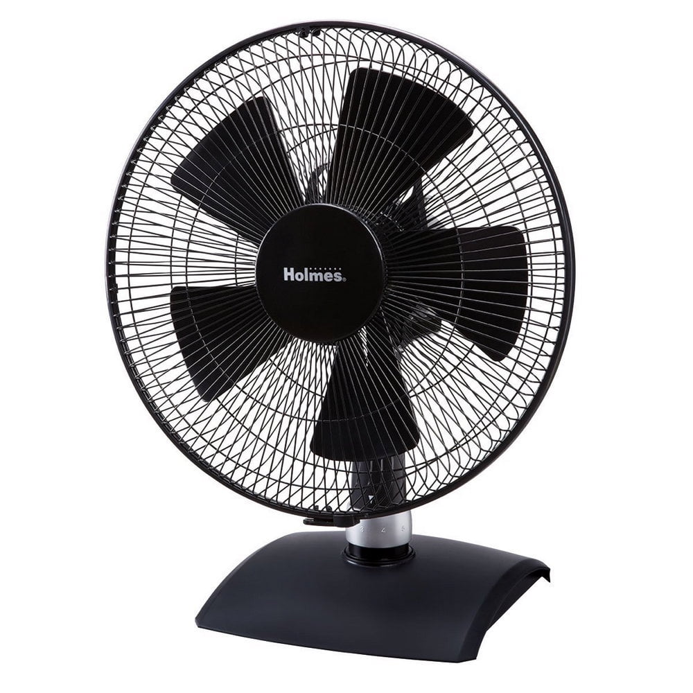 Holmes HDF12235BM 5Speed Table Fan 12Inch Black