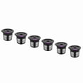 thumbnail image 1 of Kit de cuchara y cepillo para cápsulas de café reutilizables para cafeteras KEURIG 2.0 y 1.0 (6 unidades), color negro, 1 of 14