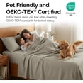 thumbnail image 6 of Southshore Fine Linens 3 Piece Sheet Set, 14-Inch Deep Pocket Bed Sheets with Fitted Sheet and Flat Sheet, Extra Soft Brushed Microfiber, Wrinkle Free, Fade Resistant, King, Taupe, 6 of 7