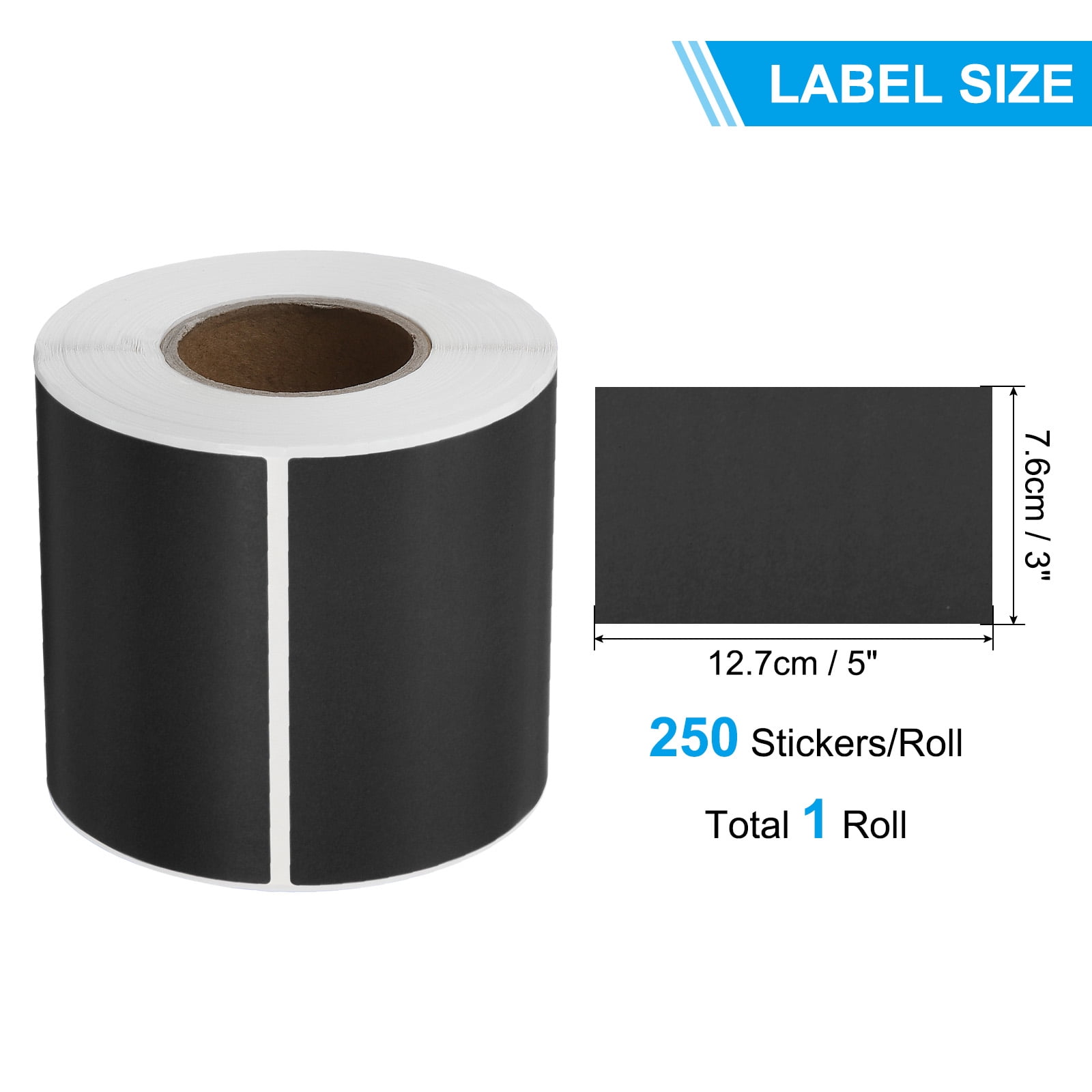 Uxcell Rectangular Color Coding Labels Rectangle Colored Labels Sticker Moving Stickers Label Tags Black