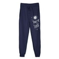 thumbnail image 2 of CLOISE Women's Sweatpants Baggy Fleece Jogger Sweatpants Comfort Pull on Low Rise Elastic Bottom Pants Navy Gym Elastic Waist Drawstring Print Sweatpants with Pockets Fashion Everyday Sweatpants, 2 of 4
