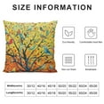 thumbnail image 5 of ONETECH Personalized Abstract Trees and Birds Square Decorative Pillowcases Print Throw Pillow Covers Cases, 5 of 5