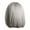Multicolor, variant on Wig with Bangs, Wigs for Women, A Synthetic Hair Wig Can Be Rolled And Blown Into A Silver-gray Bob Wig