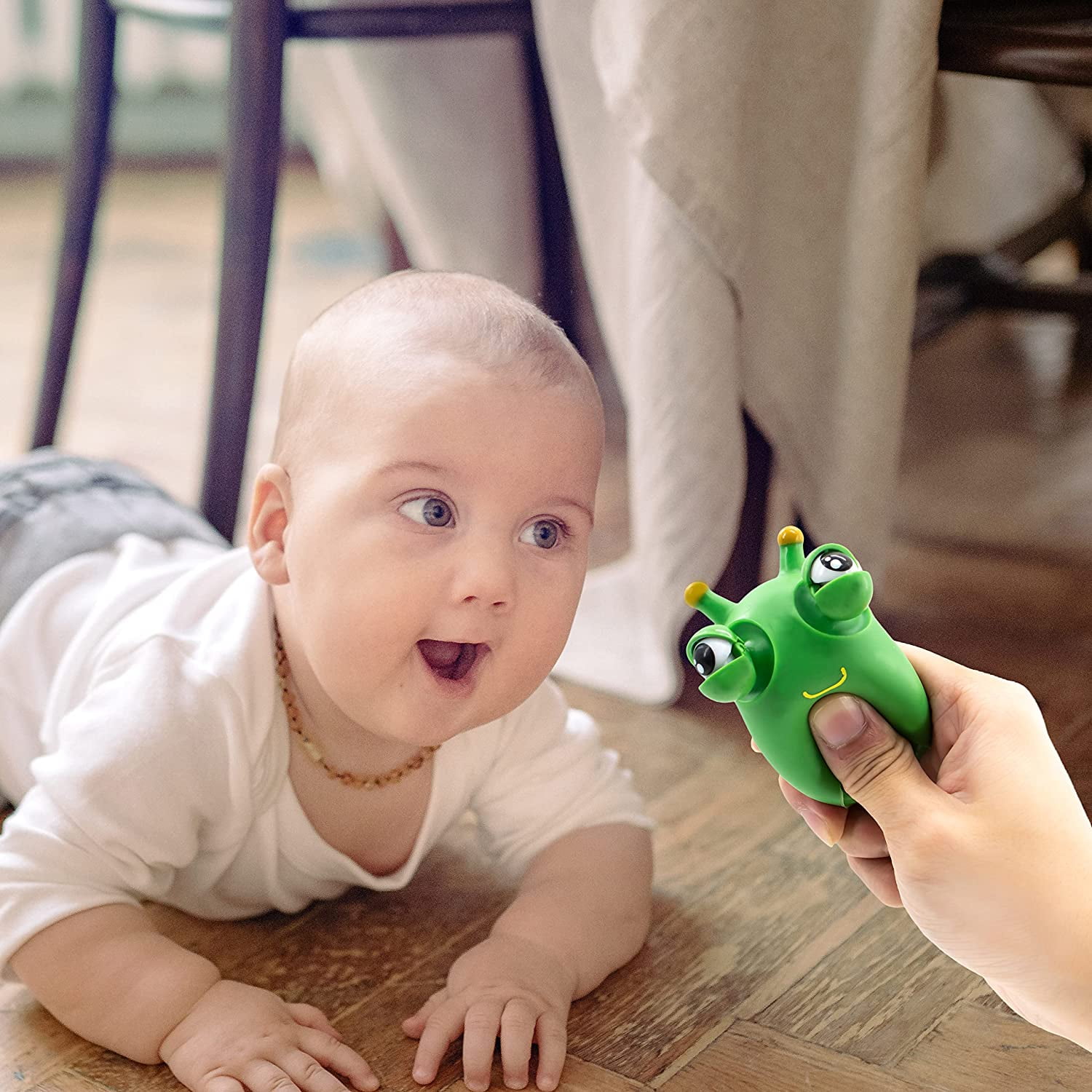 YSTIANN 2PCS Bug Toys Popping Out Eyes Squeeze Fun Children's