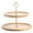 Beige#3, variant on Double-Layer Wooden Cake Stand | 2-Tier Dessert Display & Fruit Tray | Elegant Wood Color Home Decor for Parties & Dining