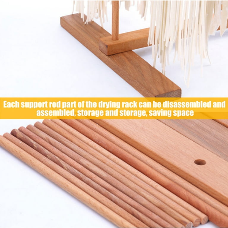 Wooden Pasta Drying Rack Noodles Spaghetti Dryer Stand Collapsible Pasta  Drying Holder Hanging Rack Pasta Maker Kitchen Tools