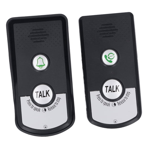 De Intercomunicación Inalámbrico, Largo Alcance De Transmisión 3,7 V 1800 MAh Batería Intercomunicador De Doble Vía Timbre De Puerta 3 Niveles De Volumen Para Oficina