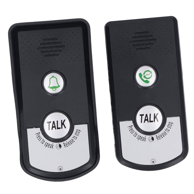 Intercom System, Indicator Light Dual Way Intercom Door Bell IP65 Waterproof for Home Laboratory Office