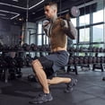 thumbnail image 5 of Men's 2 in 1 Workout Running Shorts Lightweight Gym Training Sport Short with Phone Pockets, 5 of 5
