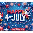 thumbnail image 4 of Eagle Decor Happy 4th of July Banner Balloon Design Independence Day for Holiday Celebration Outdoor Decor Indoor Party, 4 of 8