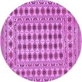 thumbnail image 1 of Ahgly Company Indoor Round Persian Purple Traditional Area Rugs, 4' Round, 1 of 4