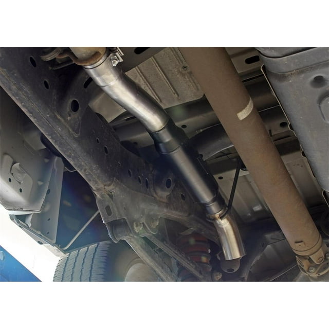 Flowmaster Exhaust System Kit 817963 Outlaw Cat-Back System; 409 Stainless Steel; With Muffler; 3 Inch Pipe Diameter; Single Exhaust With Single Exit; Rear Exit; Without Tip; With Hardware
