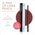 thumbnail image 3 of Beauty For Real D-Fine Lip Liner Pencil, Neutral Deep - Universal, Long-Wear Shade - Define, Enhance & Perfect Lip Shape - Creamy Texture for Easy Application - No Sharpener Required - 0.012 oz, 3 of 7