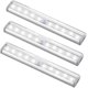 thumbnail image 1 of 2025 New 3 Pack Upgraded Usb Rechargeable 10 Led Magnetic Motion Sensor Light, 1 of 2