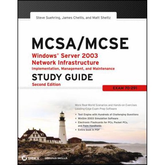 Pre-Owned McSa / McSe: Windows Server 2003 Network Infrastructure Implementation, Management, and Maintenance Study Guide: Exam 70-291 [With CDROM] (Paperback) 0782144497 9780782144499