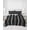 Black, variant on Quilts Full Size, Boho Mint Green Soft Comforter Bedding Set for Bed, Minimalist Farmhouse Striped Lightweight Quilted Bedspread with Pillow Cover(2 Pieces) for All Season, 78x90 Inch