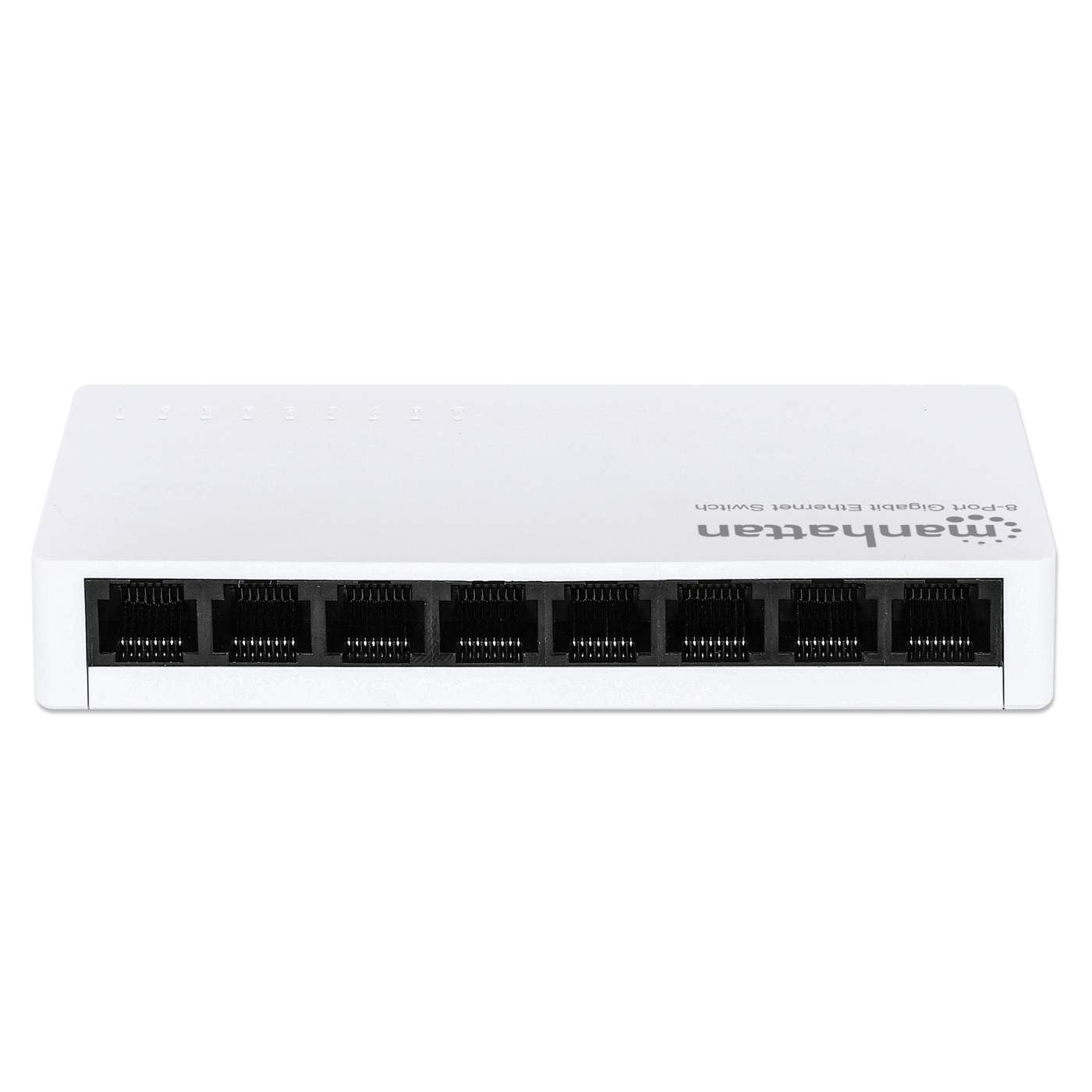 Manhattan 8-Port Gigabit Ethernet Desktop Wall Mount Network Switch | 4-Pack | Plug Play | Fanless