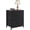 Black, variant on Simple Deluxe Nightstand 2 Drawers Dresser for Bedroom, 3-Tier Bedside Table with Fabric Bins, Night Stand Set 2, End Table for Living Room, wood top Load-bearing up to 44 lb, Black