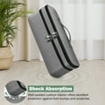 thumbnail image 4 of SITHON Double-Layer Travel Carrying Case for Shark FlexStyle/SmoothStyle/Dyson Airwrap Styler, Water Resistant Storage Organizer Bag for Revlon One-Step Hair Dryer (Bag Only), Gray, 4 of 8