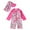 A815-Hot Pink, variant on Caqnni Children Comfortable Breathable Skin Friendly Long Sleeved Swimsuit Fashionable Printed Zipper Swimsuit Swimwear Suit for Summer Vacation 18-24 Months Green