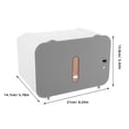 thumbnail image 2 of Dispensador automático de toallas de papel con sensor, sin taladro, para montar en la pared, sin contacto, para cocina y baño, 2 of 7