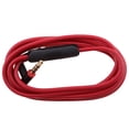 thumbnail image 1 of reemplazo de cable de audio con control remoto talk / mic para beats by dr. dre rojo Sunnimix Cable de audio de repuesto, 1 of 8